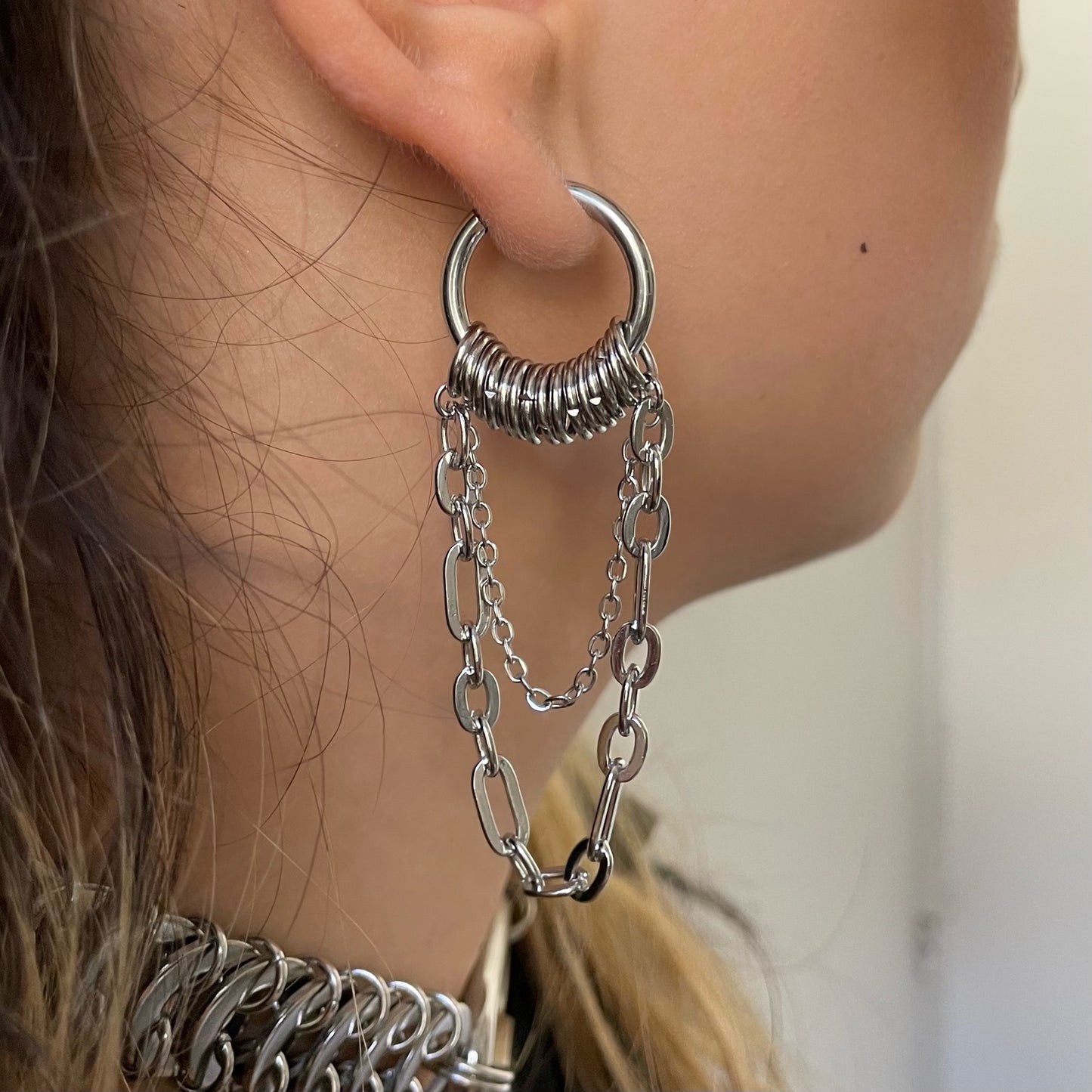 CHAINOVA・Boucles d'oreilles