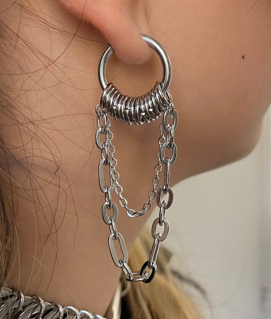"Chainova" earrings